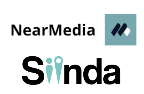 NearMedia and Siinda logos